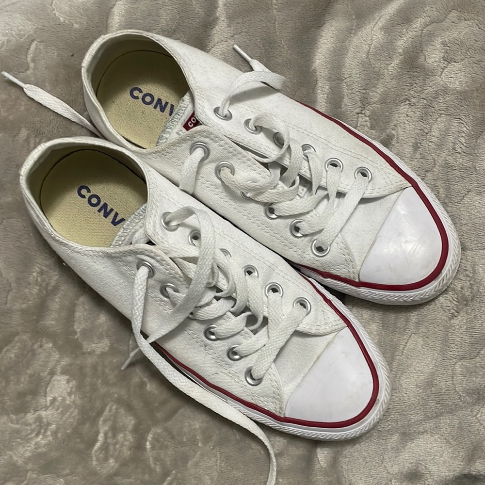 Classic white converse